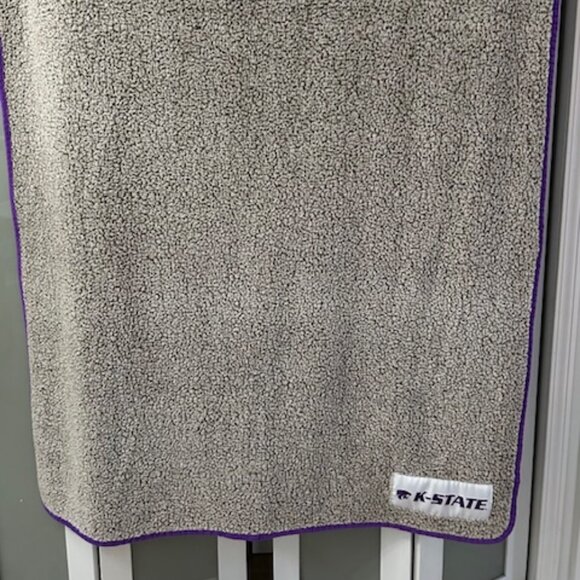 Logo Brands Kansas State Wildcats 50"x60" Frosty Fleece Blanket - Picture 1 of 3